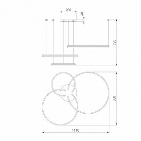 Подвесной светильник Eurosvet Gap 90280/3 сатин-никель Smart в Тавде - tavda.mebel24.online | фото 7