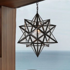 Подвесной светильник Imperiumloft Black Star Clear Glass 101314-26 в Тавде - tavda.mebel24.online | фото
