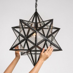 Подвесной светильник Imperiumloft Black Star Clear Glass 101314-26 в Тавде - tavda.mebel24.online | фото 2