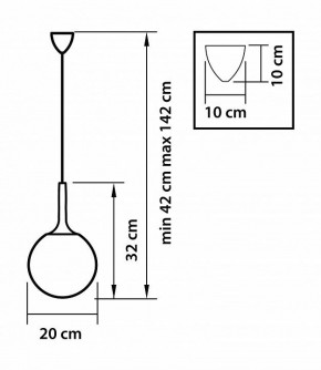 Подвесной светильник Lightstar Globo 813022 в Тавде - tavda.mebel24.online | фото 3