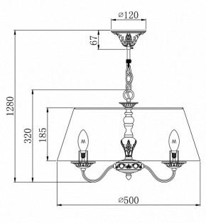 Подвесной светильник Maytoni Bouquet ARM023-PL-03-S в Тавде - tavda.mebel24.online | фото 4