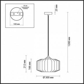 Подвесной светильник Odeon Light Binga 4746/1 в Тавде - tavda.mebel24.online | фото 6