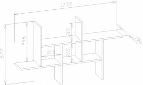 Полка навесная ПК-6 в Тавде - tavda.mebel24.online | фото 4