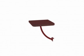 Полка прикроватная квадратная (МилСон) в Тавде - tavda.mebel24.online | фото 8