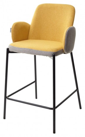 Полубарный стул NYX (H=65cm) VF106 желтый / VF120 серый М-City в Тавде - tavda.mebel24.online | фото 1