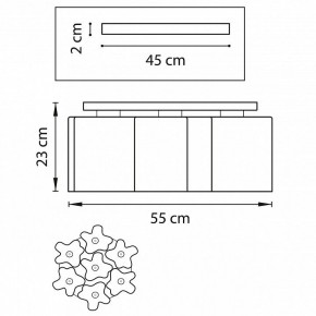 Потолочная люстра Lightstar Nubi 802073 в Тавде - tavda.mebel24.online | фото 2