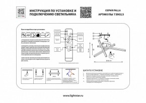 Потолочная люстра Lightstar Palla 739013 в Тавде - tavda.mebel24.online | фото 2