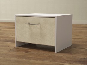 PROxSON Тумба Varna (ЛДСП Белая+ткань Белый/Savana Milk (молочный)) 51x40 в Тавде - tavda.mebel24.online | фото
