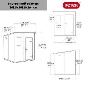 Сарай Манор Пентхаус 6x6 (MANOR PENT 6x6) в Тавде - tavda.mebel24.online | фото 3