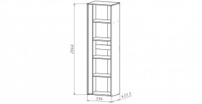 ЛИНДА-1 Шкаф 1-о дверный для белья (ЛНД.01) в Тавде - tavda.mebel24.online | фото 2