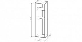 ЛИНДА-2 Шкаф 1-о дверный для одежды (ЛНД.02) в Тавде - tavda.mebel24.online | фото 2
