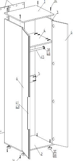 Шкаф 2-ств. для одежды "Лео" в Тавде - tavda.mebel24.online | фото 2