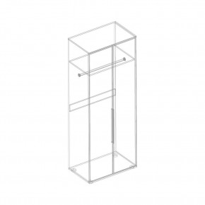 Шкаф 2-ств. для одежды "Лео" в Тавде - tavda.mebel24.online | фото 3