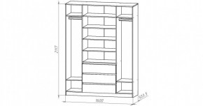 НИЦЦА-3 Шкаф 4-х дверный (НЦ.03) в Тавде - tavda.mebel24.online | фото 2