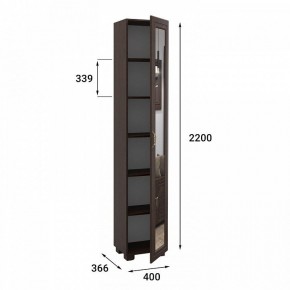 Шкаф для белья Монблан МБ-22К в Тавде - tavda.mebel24.online | фото 4