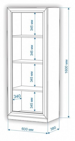 Шкаф для белья Нобиле ВтН-ФГД в Тавде - tavda.mebel24.online | фото 2
