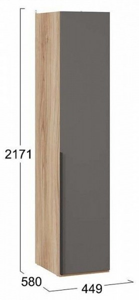 Шкаф для белья Порто СМ-393.07.001 в Тавде - tavda.mebel24.online | фото 3