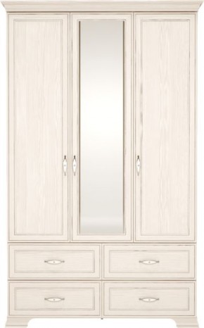 Шкаф для одежды с зеркалом 3-х дв Венеция 1 бодега в Тавде - tavda.mebel24.online | фото 1