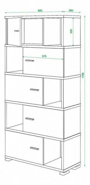 Шкаф комбинированный Домино СБ-30/5 в Тавде - tavda.mebel24.online | фото 3