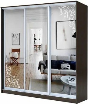 Шкаф-купе ХИТ 23-20-656 ОРНАМЕНТ в Тавде - tavda.mebel24.online | фото
