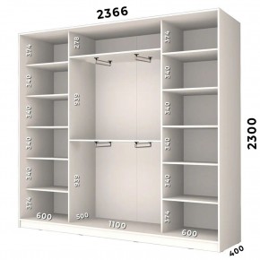 Шкаф-купе ХИТ 23-4-24/2-6556 (420) в Тавде - tavda.mebel24.online | фото 2