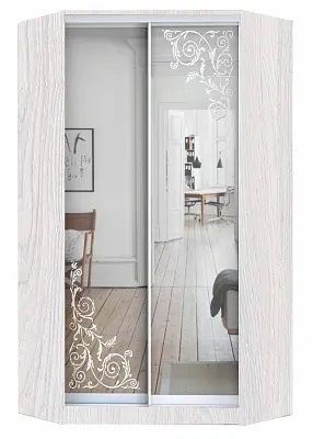 Шкаф-купе ХИТ-У-L-24-64-66 ОРНАМЕНТ в Тавде - tavda.mebel24.online | фото