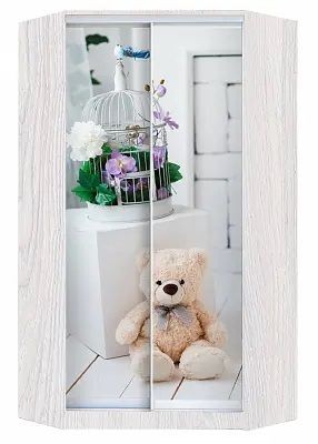Шкаф-купе ХИТ-У-L-24-64-77 МИШКА В ИНТЕРЬЕРЕ в Тавде - tavda.mebel24.online | фото
