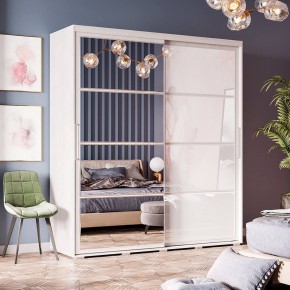 Шкаф-купе Крафт-6 1.6 м ШКК-06 (ясень белый) в Тавде - tavda.mebel24.online | фото