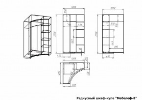 Шкаф-купе Мебелеф-8 в Тавде - tavda.mebel24.online | фото 7