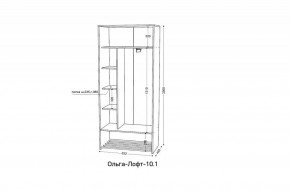 Шкаф-купе Ольга-Лофт 10.1 в Тавде - tavda.mebel24.online | фото 4