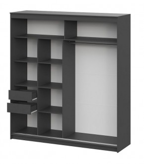Шкаф-купе ШКП 3 МАКС (2000) Графит серый в Тавде - tavda.mebel24.online | фото 3
