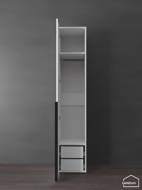 Шкаф Linnea MHR-1-3 2050х400х510 (Белый-М 11.1.1) в Тавде - tavda.mebel24.online | фото 6