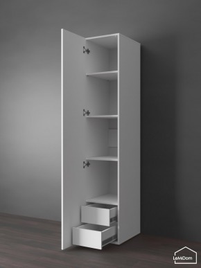 Шкаф Linnea MHR-1PO-4 2050х400х510 (Белый-М 11.1.1) в Тавде - tavda.mebel24.online | фото 4