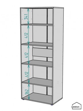 Шкаф Linnea MHR-2PO-2 2050х800х510 (Белый-М 11.1.1) в Тавде - tavda.mebel24.online | фото 3