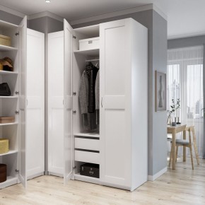 Шкаф МАКС однодверный, цвет белый в Тавде - tavda.mebel24.online | фото 4
