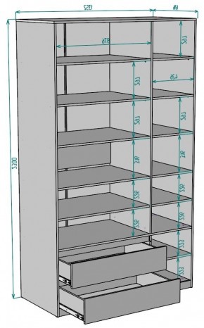 Шкаф Мальта H219 в Тавде - tavda.mebel24.online | фото 2