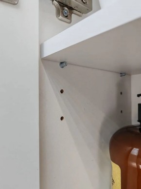 Шкаф навесной для ванной MH22-MA 600х960 (Белый-М 10.1.1) Белый глянец в Тавде - tavda.mebel24.online | фото 7