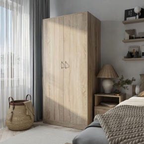 Шкаф ПЕГАС двухдверный, цвет Дуб Сонома в Тавде - tavda.mebel24.online | фото 4