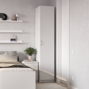 Шкаф ПЕГАС однодверный, цвет белый в Тавде - tavda.mebel24.online | фото 4