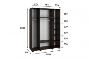 Шкаф платяной Монблан МБ-25К в Тавде - tavda.mebel24.online | фото 9