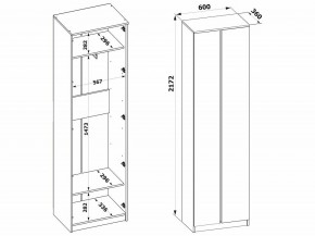 Шкаф платяной ШО-4 в Тавде - tavda.mebel24.online | фото 8