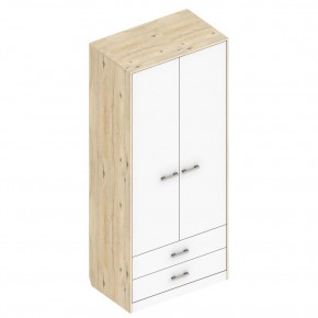Шкаф "Милана" 2-х створчатый с 2 ящиками в Тавде - tavda.mebel24.online | фото