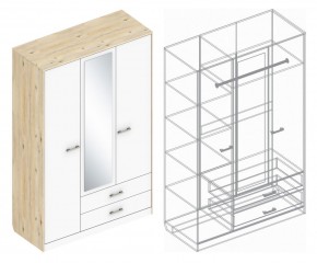 Шкаф "Милана" 3-х створчатый с 2 ящиками в Тавде - tavda.mebel24.online | фото 3