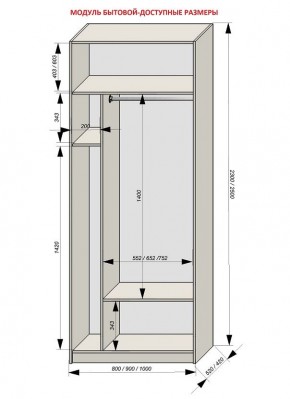 Шкаф распашной серия «ЗЕВС» (PL3/С1/PL2) в Тавде - tavda.mebel24.online | фото 11