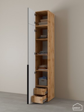 Шкаф с антресолью Linnea MHR-1A-4 2450х400х510 (ДВ-М 11.1.25) в Тавде - tavda.mebel24.online | фото 5