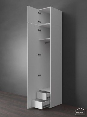 Шкаф с антресолью Linnea MHR-1POA-3 2450х400х510 (Белый-М 11.1.2) в Тавде - tavda.mebel24.online | фото 6