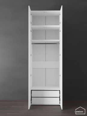 Шкаф с антресолью Linnea MHR-2POA-3 2450х800х510 (Белый-М 11.1.2) в Тавде - tavda.mebel24.online | фото 5