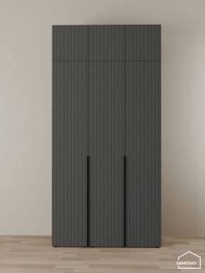 Шкаф с антресолью Linnea MHR-3A-1 2450х1200х510 (Графит-М 11.1.25) в Тавде - tavda.mebel24.online | фото 1