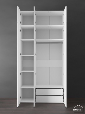 Шкаф с антресолью Linnea MHR-3POA-2 2450х1200х510 (Белый-М 11.1.1) в Тавде - tavda.mebel24.online | фото 6