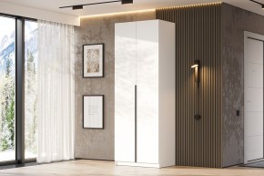 Шкаф ШК-5 + 2 полки (800) Белый текстурный в Тавде - tavda.mebel24.online | фото 2